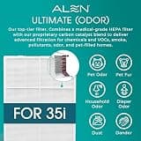 Alen BreatheSmart 35i Quiet H13 HEPA Air Purifier for Bedrooms, 1,000 Sq. Ft.