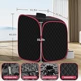 FniOk Entry-Level Portable Home Steam Sauna with 2.6L Steam Generator