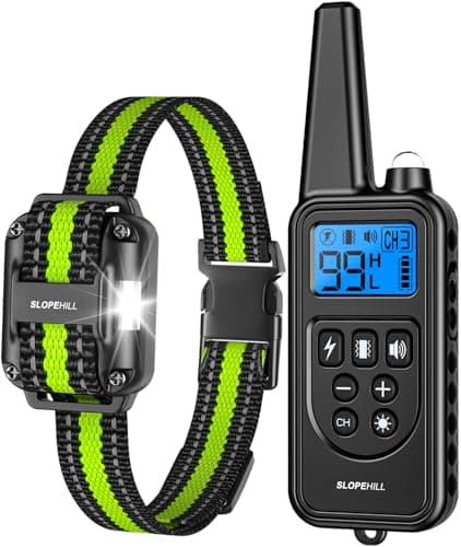 SLOPEHILL Waterproof Remote Dog Training Collar, 4200-Foot Long Distance Range