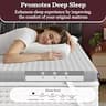 BedStory 4-Inch Extra Firm Memory Foam Mattress Topper, Queen Configuration