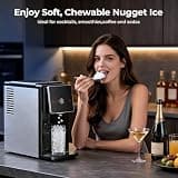 Antarctic Star Countertop Nugget Ice Maker with Automatic Dispenser and Touch Screen