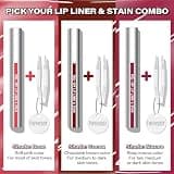 Cilrofelr Peel Off Lip Liner Stain Matte Lip Tattoo Effect with Tweezer