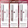 Cilrofelr Peel Off Lip Liner Stain Matte Lip Tattoo Effect with Tweezer