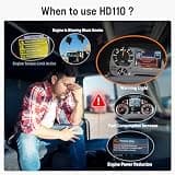 ANCEL HD110 Bluetooth Heavy Duty Truck Scanner with HDOBD & OBD2 Diagnostics