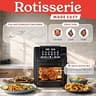 Gourmia 14-Quart All-in-One Air Fryer Oven with Rotisserie and Dehydrator