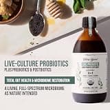 Flora Biome Live Probiotic Prebiotic and Postbiotic Liquid Supplement