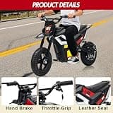 Generic 24V 350W Off-Road Electric Mini Dirt Bike with 12-Inch Fat Rubber Tires