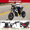 Generic 24V 350W Off-Road Electric Mini Dirt Bike with 12-Inch Fat Rubber Tires