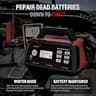 TowerTop 12V Smart Car Battery Charger with 2/10/25-Amp Outputs and 100A Engine Start Aid