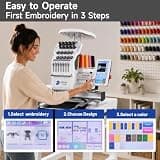FUJA 10-Needle Commercial Embroidery Machine for Hat and Patch Production