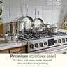 Cuisinart Chef’s Classic 11-Piece Stainless Steel Kitchen Cookware Set