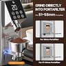 AMZCHEF 40mm Conical Burr Coffee Grinder with Digital LED Touch Display