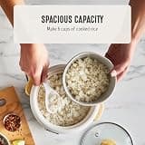 GreenLife 6-Cup PFAS-Free Ceramic Nonstick Rice, Grains & Oatmeal Multicooker