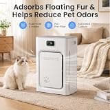 HEAPETS P358 Large Room Pet Air Purifier with Dual Intake and Odor Eliminator