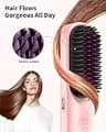 Bopcal Cordless Hair Straightener Brush 10000mAh Ionic Heated Comb