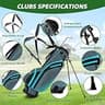 PGM 15-Piece Women's Complete Golf Club Set with 460cc Titanium Driver