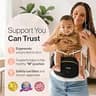 Tushbaby Original Hip Seat Baby Carrier with Ergonomic Memory Foam Seat