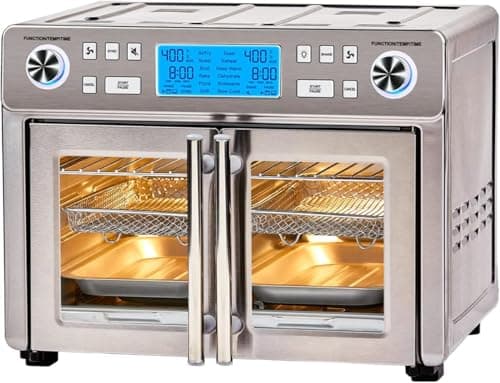 Emeril Lagasse Dual Zone 360 French Door Air Fryer Oven Combo, 25-Quart