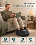 Snailax Shiatsu Foot Massager with Deep Kneading, Air Compression, and Heat Therapy