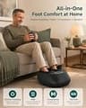 Snailax Shiatsu Foot Massager with Deep Kneading, Air Compression, and Heat Therapy