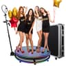 MWE 39.4-Inch Premium Glass 360 Photo Booth Machine with Extra Battery and Case
