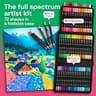 ARTISTRO Dual Tip Acrylic Paint Pens 72-Pack