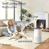 Levoit Core 400S-P Smart True HEPA Air Purifier for Extra-Large Rooms (1733 sq ft)
