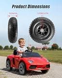 Alligator 12-Inch Pneumatic Rubber Replacement Tire 2-Pack for Ride-On Vehicles