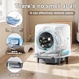 Ellenpent 90L Enclosed Automatic Cat Litter Box with App Control and Scented Gel