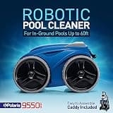 Polaris 9550 Sport Premium Robotic Pool Cleaner with 4-Wheel Drive & Caddy