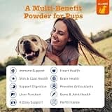 NATURE TARGET Complete Dog Vitamins Powder with Probiotics & Glucosamine