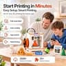 Entina Tina2C Compact Wi-Fi 3D Printer for Kids & Beginners with Smart App