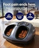 MIKO Shiatsu Foot Massager Machine with Deep Kneading and Air Compression