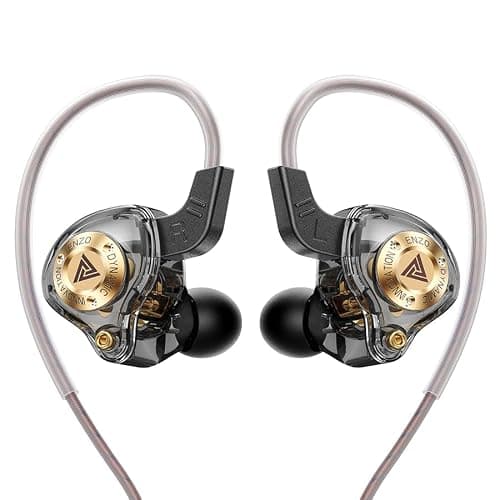 Piluyaa QKZ ENZO 11mm Dynamic Driver Wired Gaming In-Ear Monitors with Mic