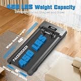 PACEROCKER Walking Pad Treadmill with 12% 9-Level Auto Incline System