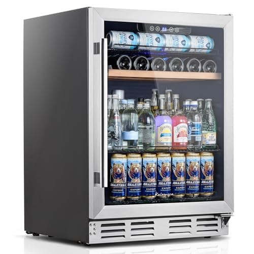 Kalamera 24-Inch Undercounter Mini Fridge, Beverage and Wine Cooler