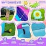 FBSPORT 12-in-1 Inflatable Bounce House and Double Water Slide Play Park