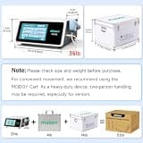 MODOY Extracorporeal ESWT Shockwave Therapy Machine with 10.1-Inch Touchscreen