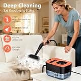 McCulloch MC1385 Deluxe Canister Steam Cleaner with 1.9L Tank Capacity