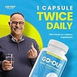 Go Out Daily Maintenance Natural Uric Acid Support Vegetarian Supplement