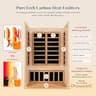 Dynamic Saunas Andora 2-Person Low EMF FAR Infrared Sauna w/ Red Light