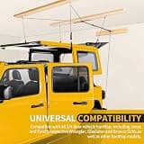 Pacikwest Manual Hard Top Removal Lift with Anti-Drop System for Jeep Wrangler