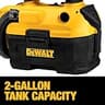 DeWalt 20V MAX Cordless Portable 2-Gallon HEPA Filter Wet Dry Shop Vacuum