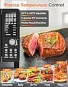 Nuwave Bravo Pro Smart Air Fryer Toaster Oven Combo 21-Quart 10-in-1 System