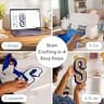 Cricut Maker 4 Beginner Starter Kit with Assorted Vinyl, Iron-On & Basic Tools
