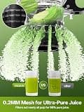 ORAINN 450W Cold Press Juicer Machine with 5.8-Inch Extra-Large Chute