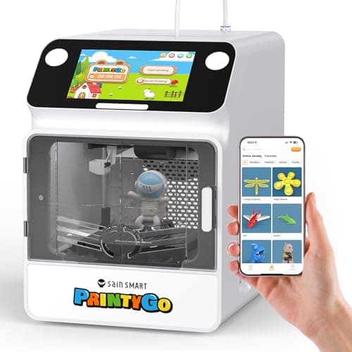 SainSmart PrintyGo Standalone Kids 3D Printer with 5-Inch Touch Display