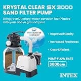 Intex 3000 GPH Sand Filter Pump & Krystal Clear Saltwater System Maintenance Set