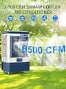 Uthfy 6500 CFM Industrial Swamp Cooler with 19-Gallon Tank & Steel Body