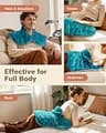 iDOO Graphene-Infused Weighted Electric Heating Pad for Neck, Shoulder, and Back Pain